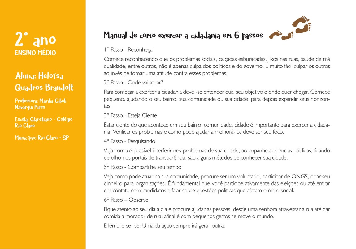 Heloísa Quadros Brandolt- Colégio Rio Claro