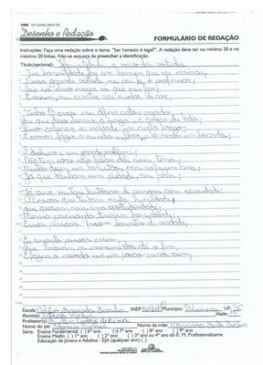 7º Ano: Desenho - SC