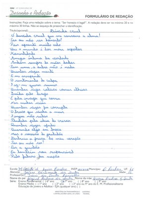 7º Ano: Desenho - SE