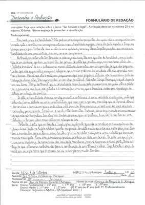 3º Ano: Redação Ensino Médio - CE