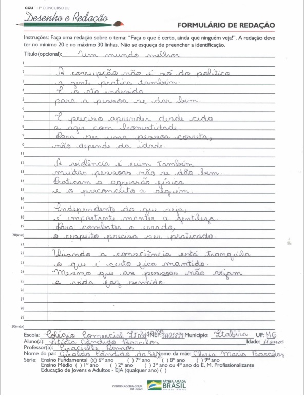 6º ano fundamental - MG