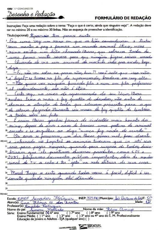 6º ano fundamental - SP.