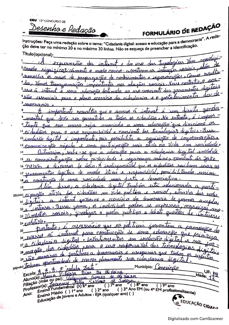 6° Ano do Ensino Fundamental