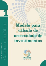 Na imagem capa de caderno de modelo de cálculo de saneamento