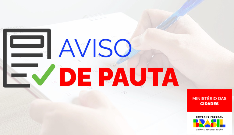 AVISO DE PAUTA - Ministro das Cidades anuncia investimentos de mobilidade urbana no Maranhão