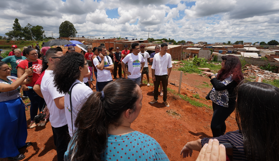 Visita ao Trecho 2, Sol Nascente, DF (Foto: Leandro Vaz)