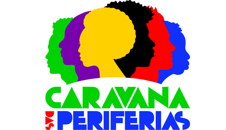 Na imagem o banner do Caravana das Periferías