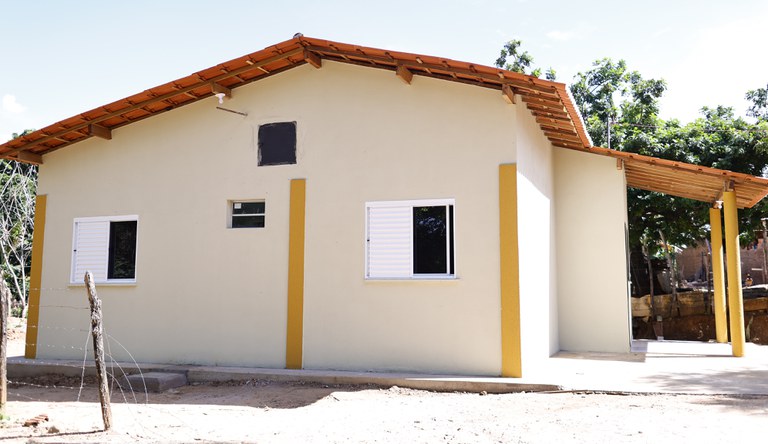 Na foto uma unidade habitacional do MCMV-Rural