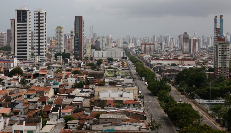 Vista panorâmica da cidade de Belém, Pará.