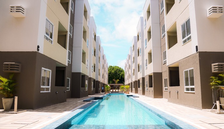 Prédio habitacional do MCMV