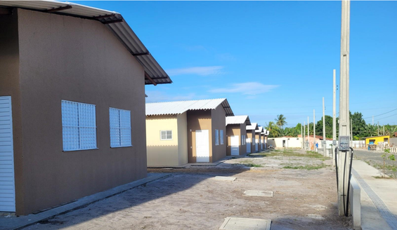 Conjunto habitacional do MCMV na Bahia