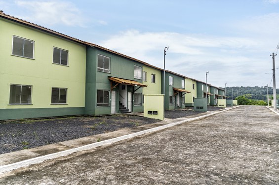 Conjunto habitacional do MCMV no nordeste