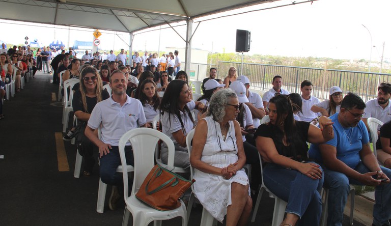Na foto o publico do evento