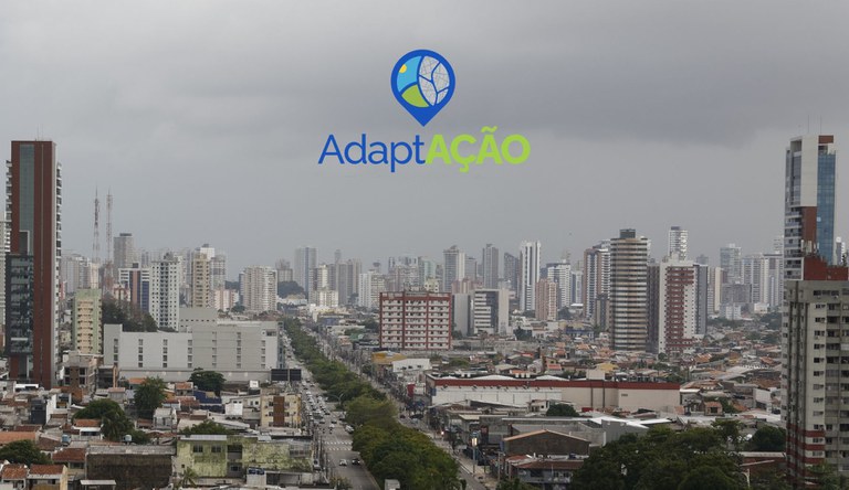 Imagem aérea de cidade brasileira