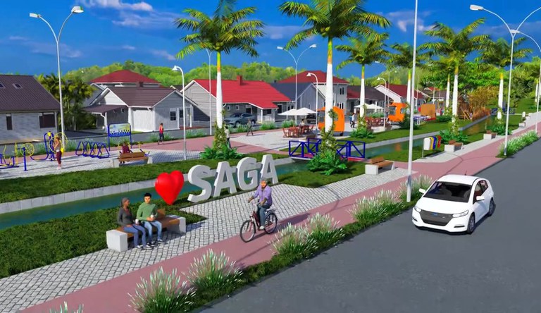 Maquete eletrônica do projeto