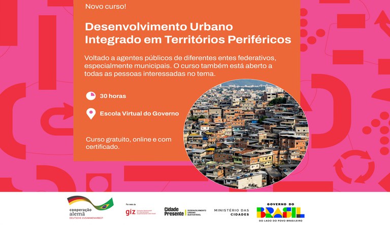 Banner do curso Desenvolvimento Urbano em Territórios