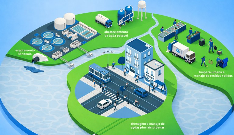 Arte gráfica de cidade