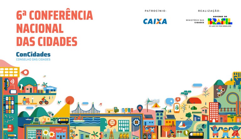 Banner da Conferência Nacional das Cidades