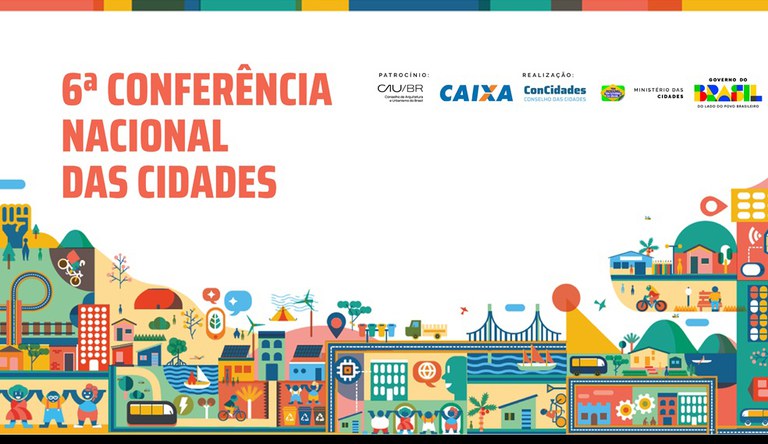 Banner da Conferência Nacional das Cidades