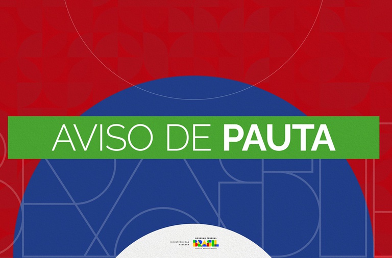 Na imagem banner do aviso de pauta