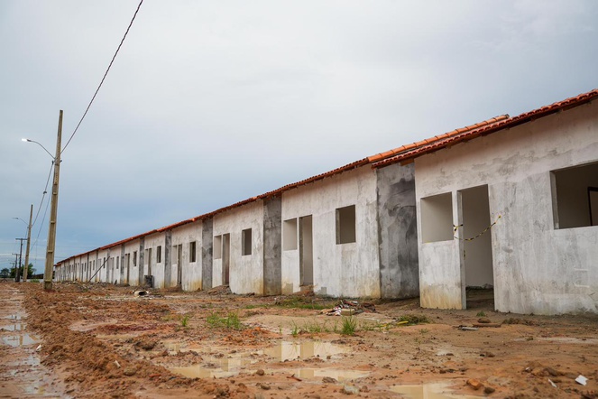 Na imagem foto panorâmica do Residencial Nascer do Sol, em Ipixuna do Pará.