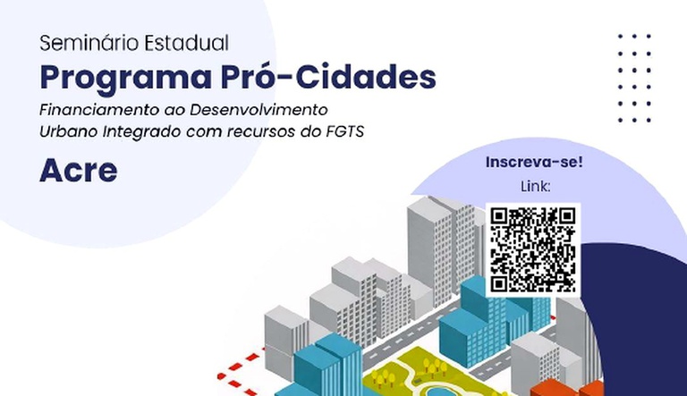Banner do Programa Pró-Cidades