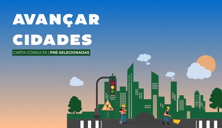 Banner do programa Avançar Cidades pré-selecionadas
