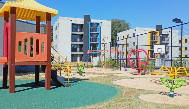 Na imagem parque de recreação do Residencial Vittace Nature Módulos I e II