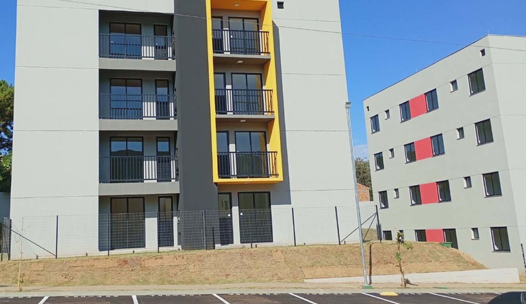 Na imagem Residencial Vittace Nature Módulos I e II, em Ponta Grossa, Paraná.