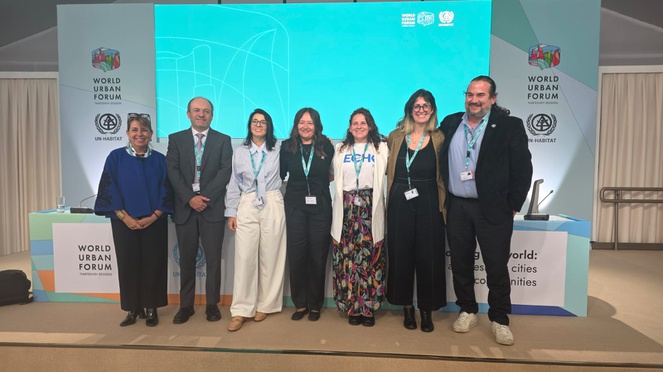 Os representantes do MCID posando para foto
