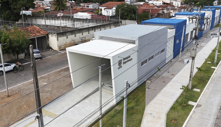 Na foto a nova estação
