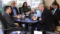Ministro Jader Filho discute protagonismo das cidades na COP30 com embaixador André Corrêa do Lago