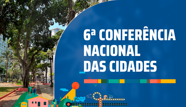 Na imagem banner da 6ª CNC