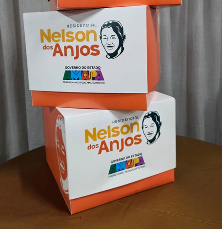 Na foto cubos de promoção do residencial Nelson dos Anjos