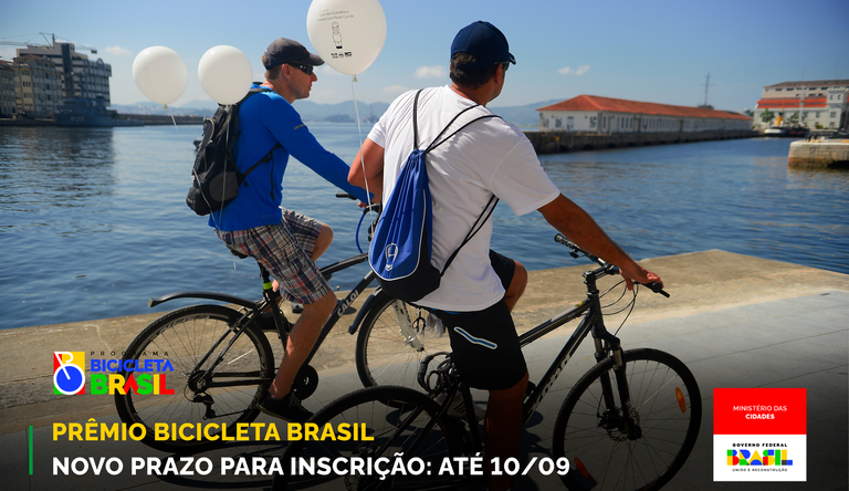 Prazo para inscrições no Prêmio Bicicleta Brasil é prorrogado para o próximo dia 10
