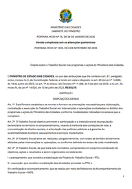 Portaria 75 de 2025 e alterações - trabalho social.png