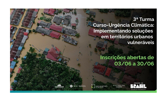 Últimos dias para inscrição no curso sobre urgência climática