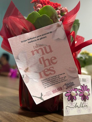 Ação social sobre combate à violência contra a mulher