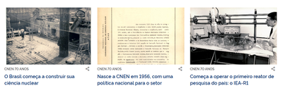 página especial 70 anos CNEN