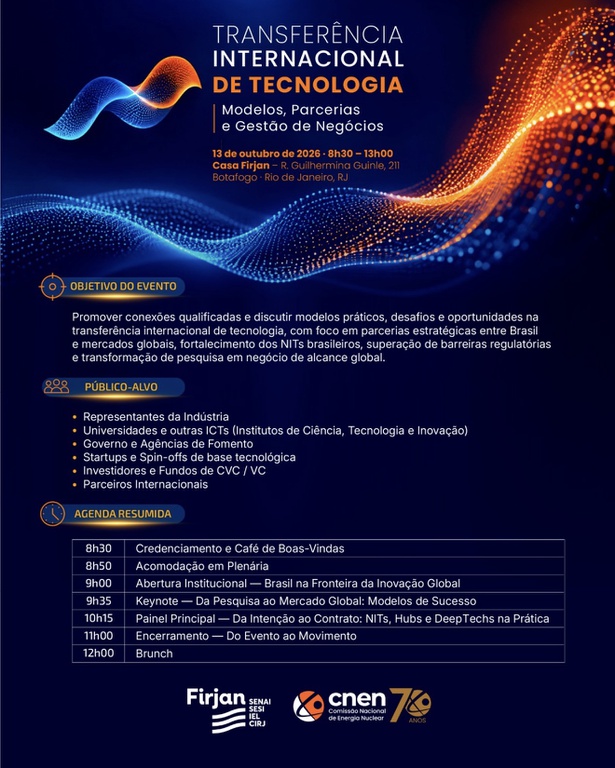 evento Transferência Internacional de Tecnologia