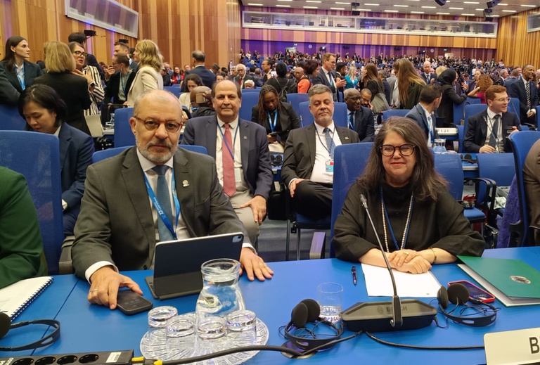 Delegação brasileira na abertura da Conferência Geral AIEA
