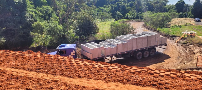 Obras da fase de infraestrutura RMB t
