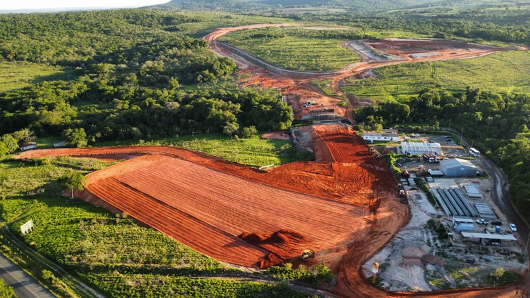 Obras da fase de infraestrutura RMB