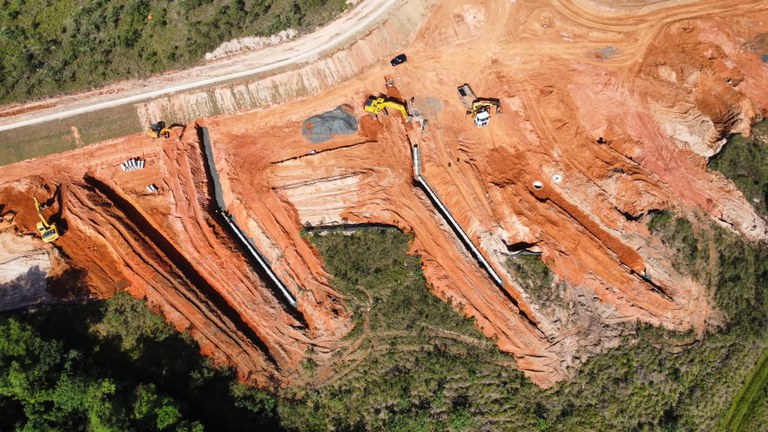 Obras da fase de infraestrutura RMB