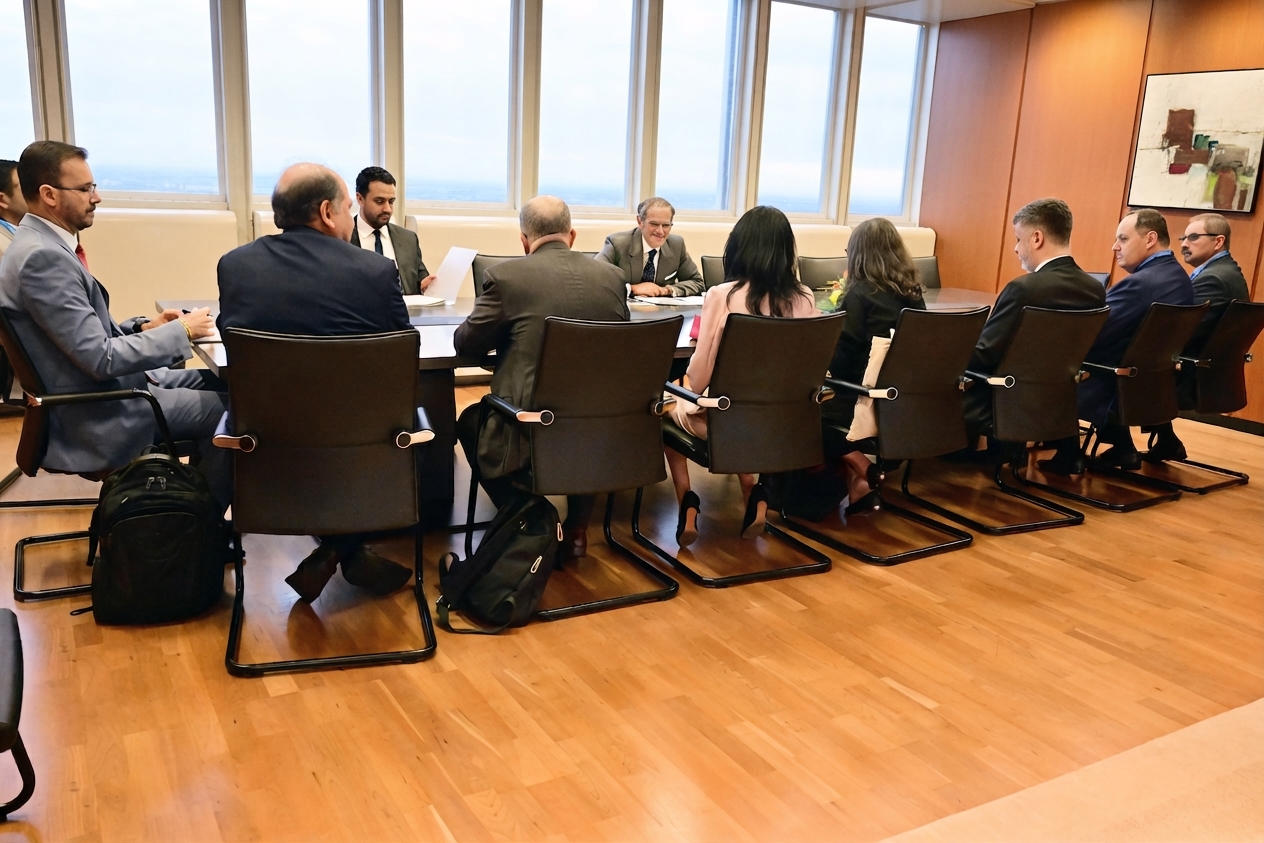 Delegação brasileira se reúne com diretor geral da AIEA