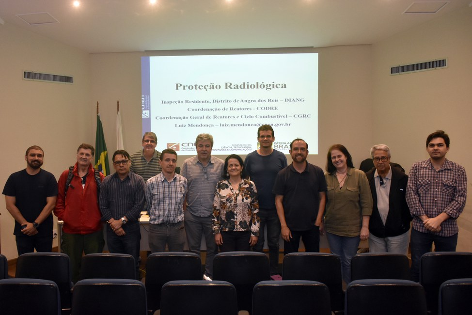 Turma do curso presencial (Foto: Divulgação CNEN)