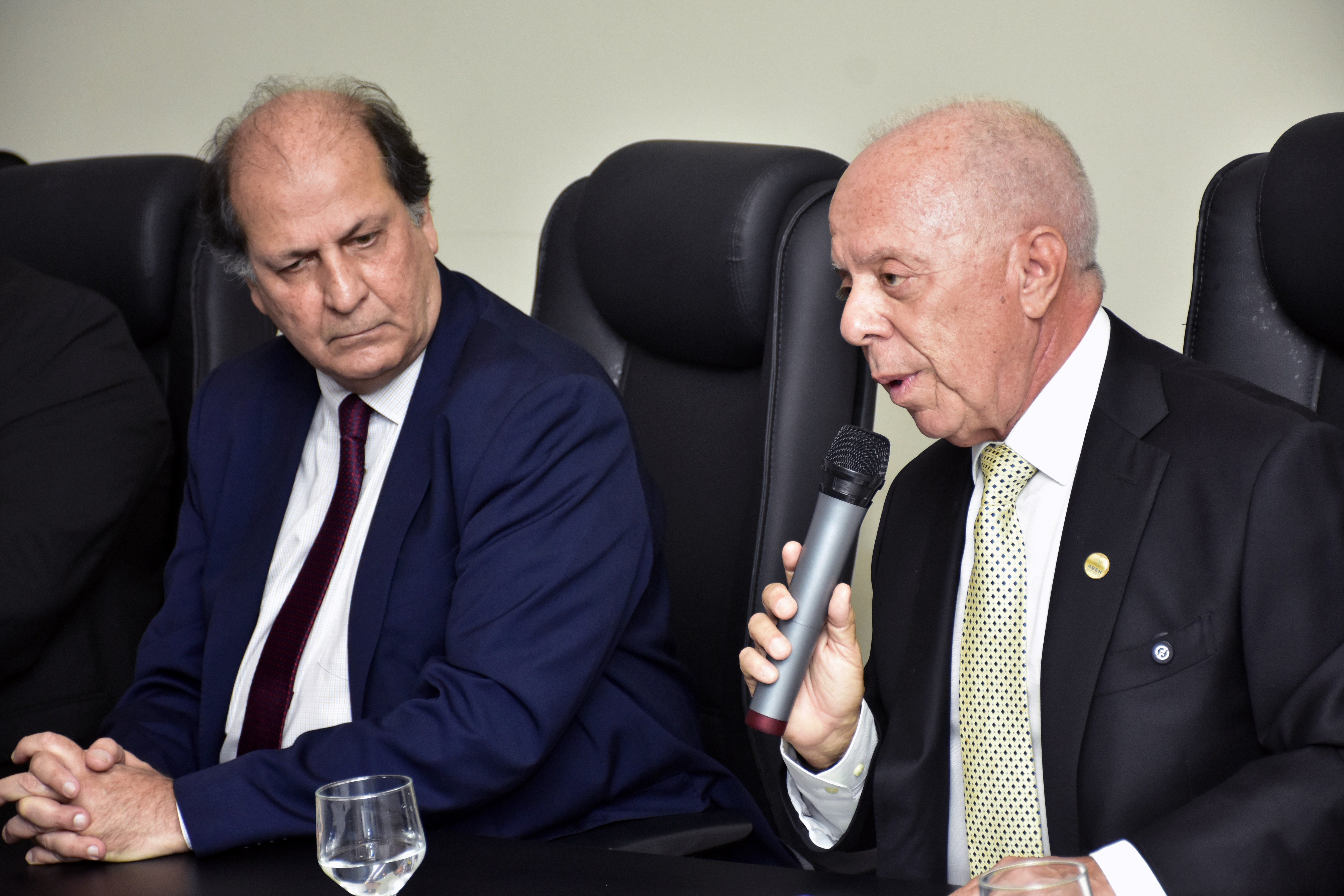 Francisco Rondinelli (esq) e Carlos Seixas (dir)(Foto: Wyllean Damas/CNEN)