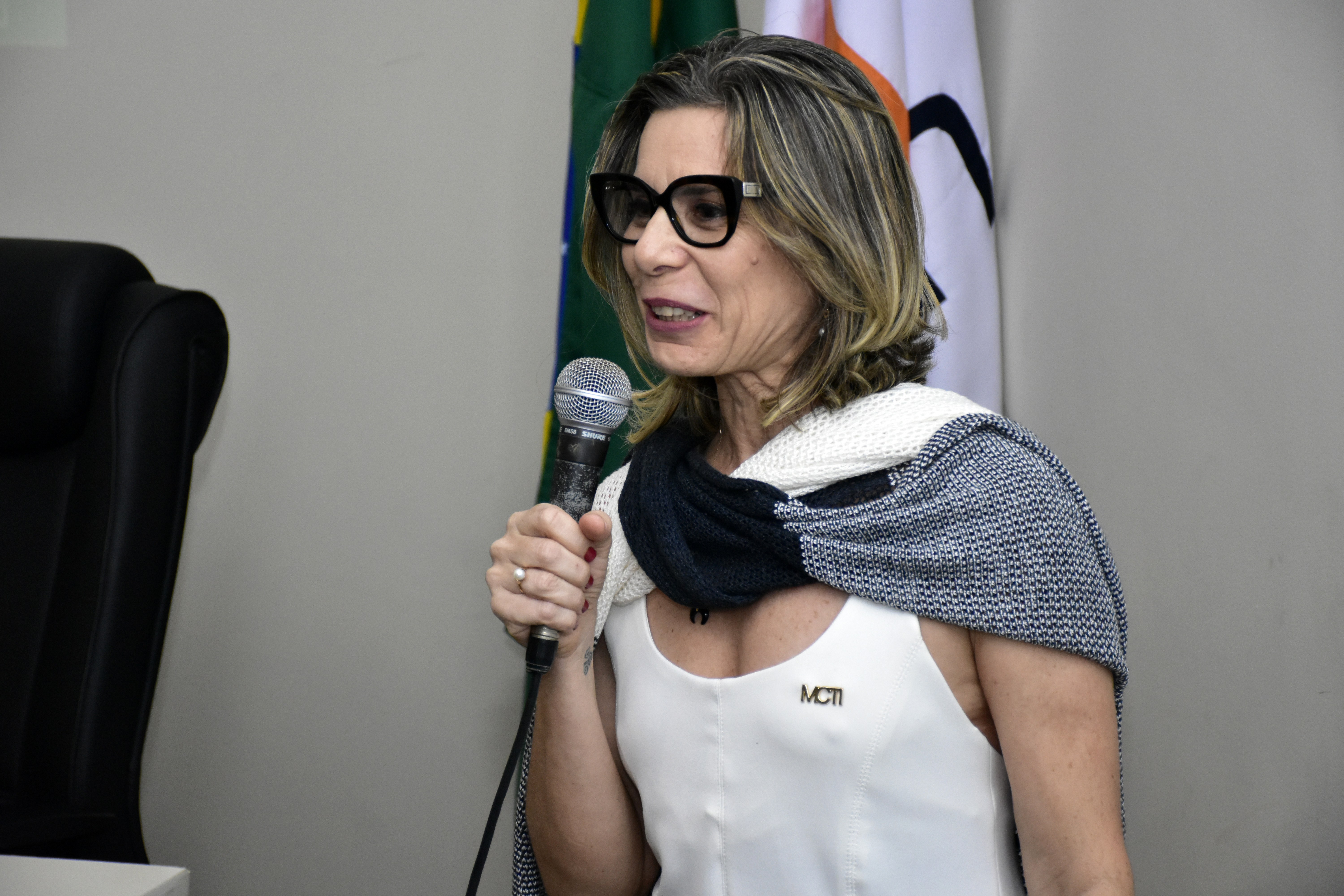 Giovanna Machado, diretora do Centro de Tecnologias Estratégicas do Nordeste (CETENE) (Foto:Douglas Troufa/CNEN)