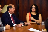 Ministra Luciana Santos participa de reunião na CNEN sobre o empreendimento RMB