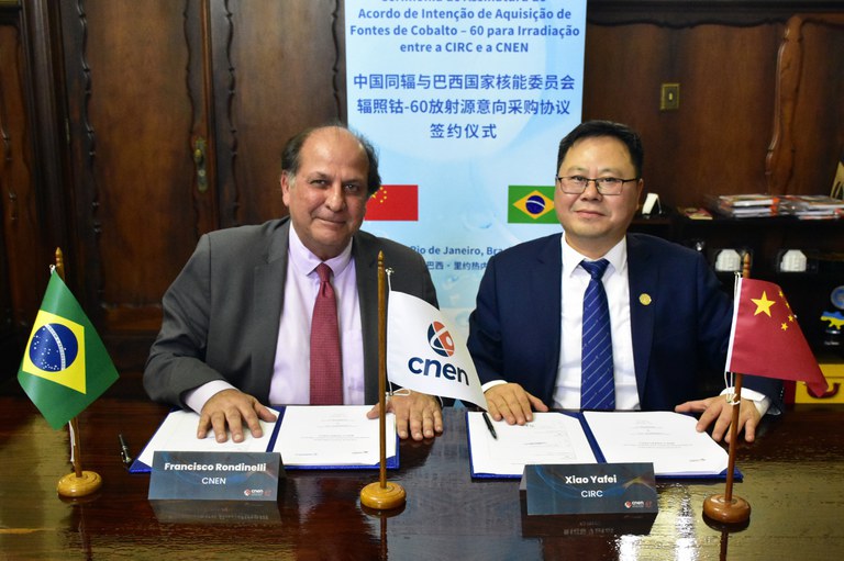 Assinatura acordo de intenção de compra de cobalto-60 com a Circ, empresa chinesa